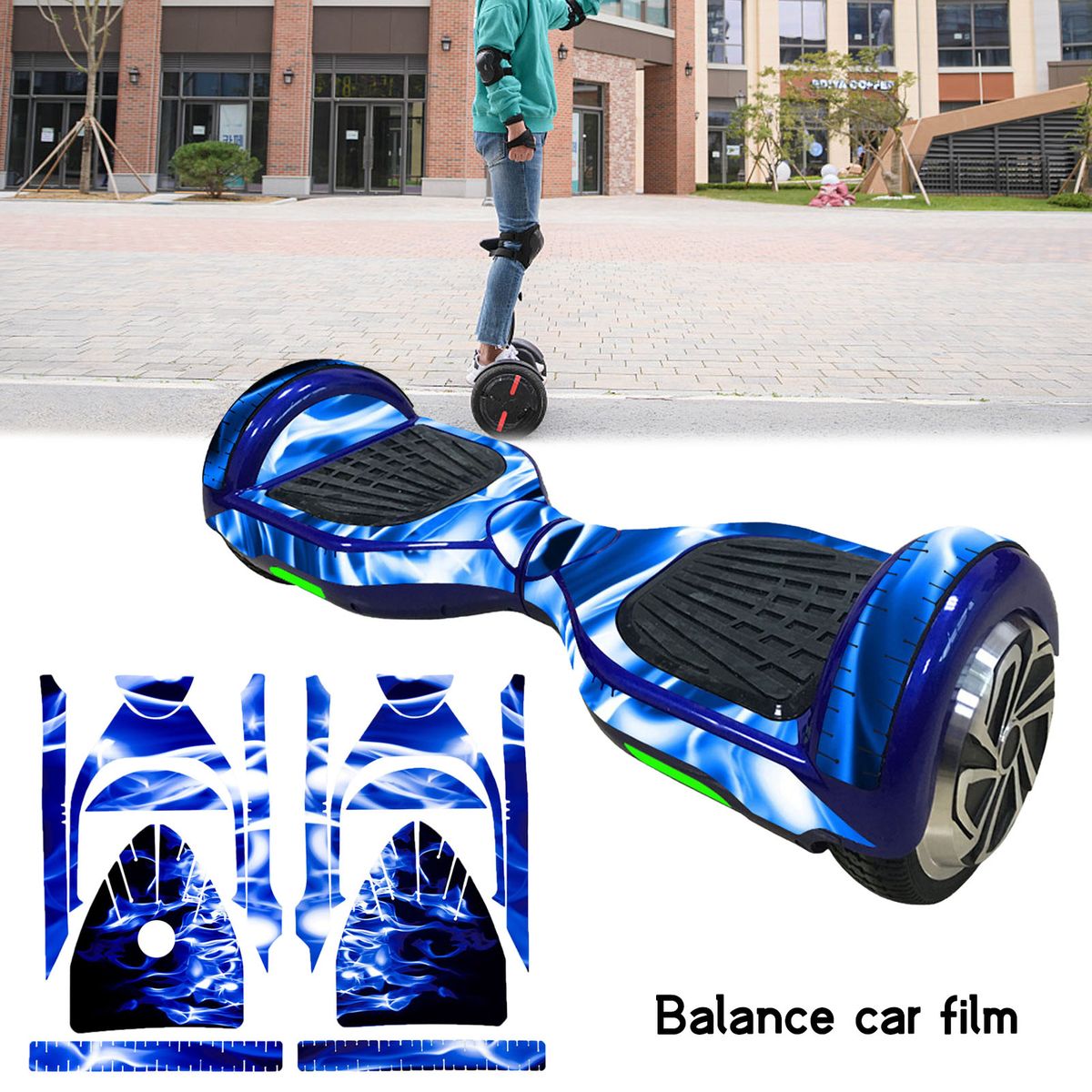 6.5 Inch Self Balancing Board Sticker Balance Hover Scooter