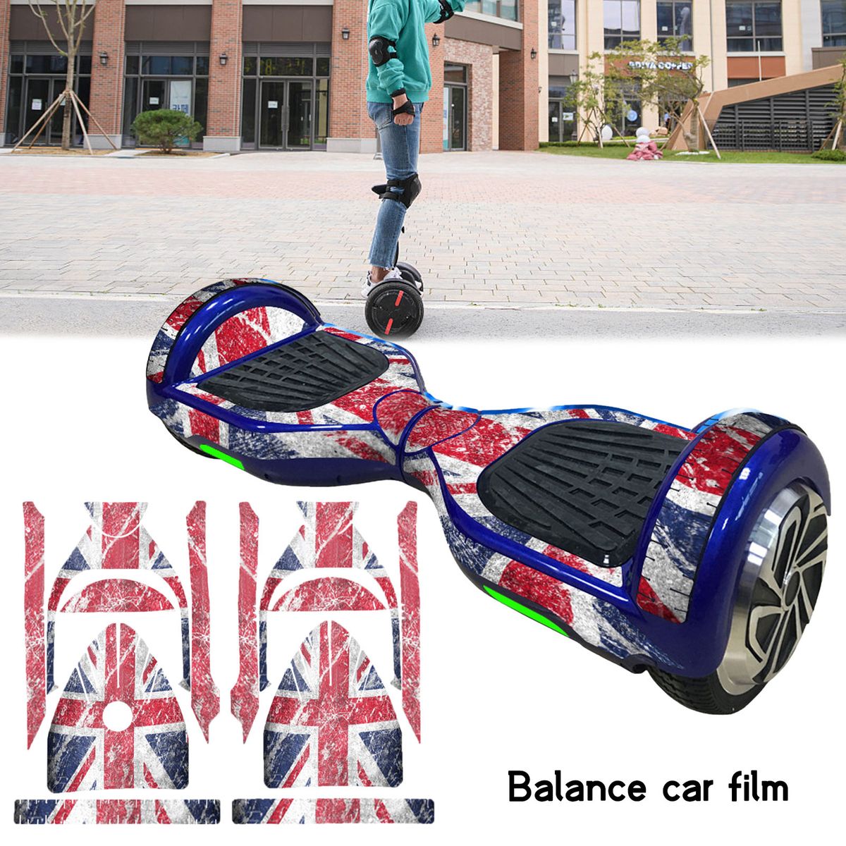 6.5 Inch Self Balancing Board Sticker Balance Hover Scooter