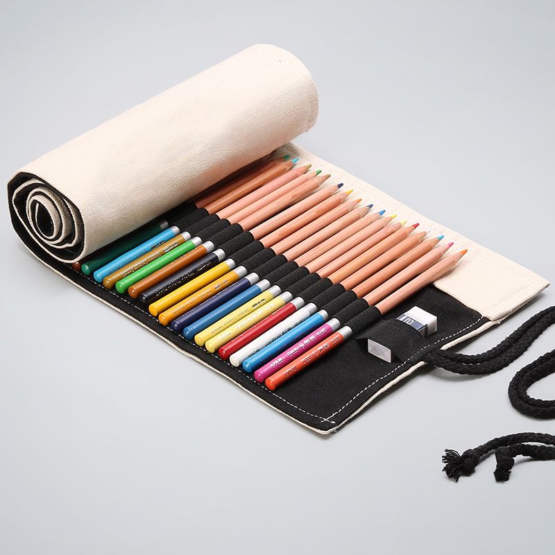12/24/36 Pencil Case Roll For Girls Boys Back To S