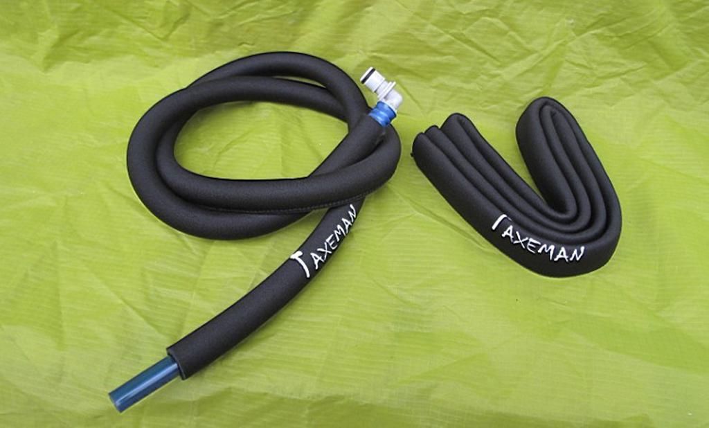 Thermal Pipe Tube Sleeve Hydration Pack Drink For Bladder Bag Schwarz