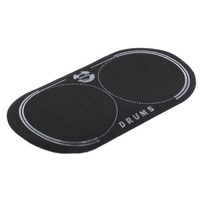 2pcs Double Pedal Patch For Bass Kick Drum Parts 128x65cm Black
