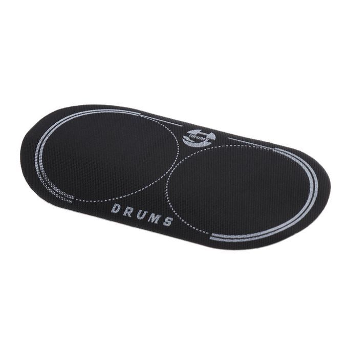2pcs Double Pedal Patch For Bass Kick Drum Parts 128x65cm Black