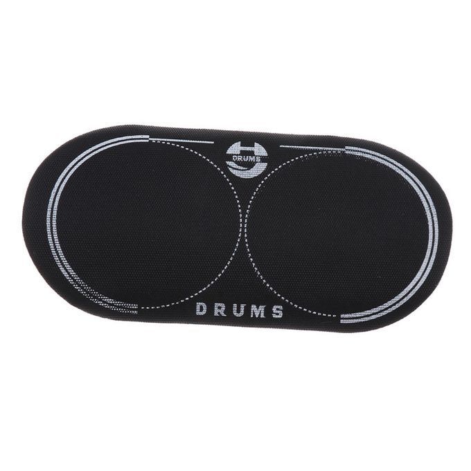2pcs Double Pedal Patch For Bass Kick Drum Parts 128x65cm Black