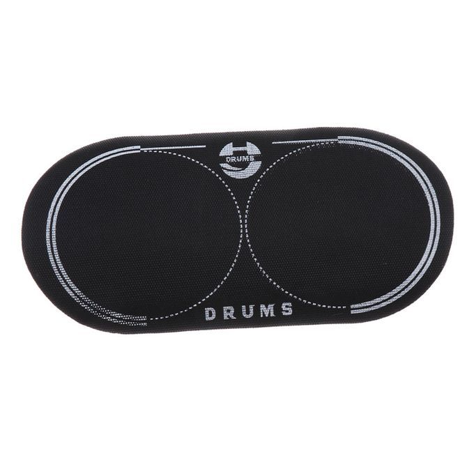 2pcs Double Pedal Patch For Bass Kick Drum Parts 128x65cm Black