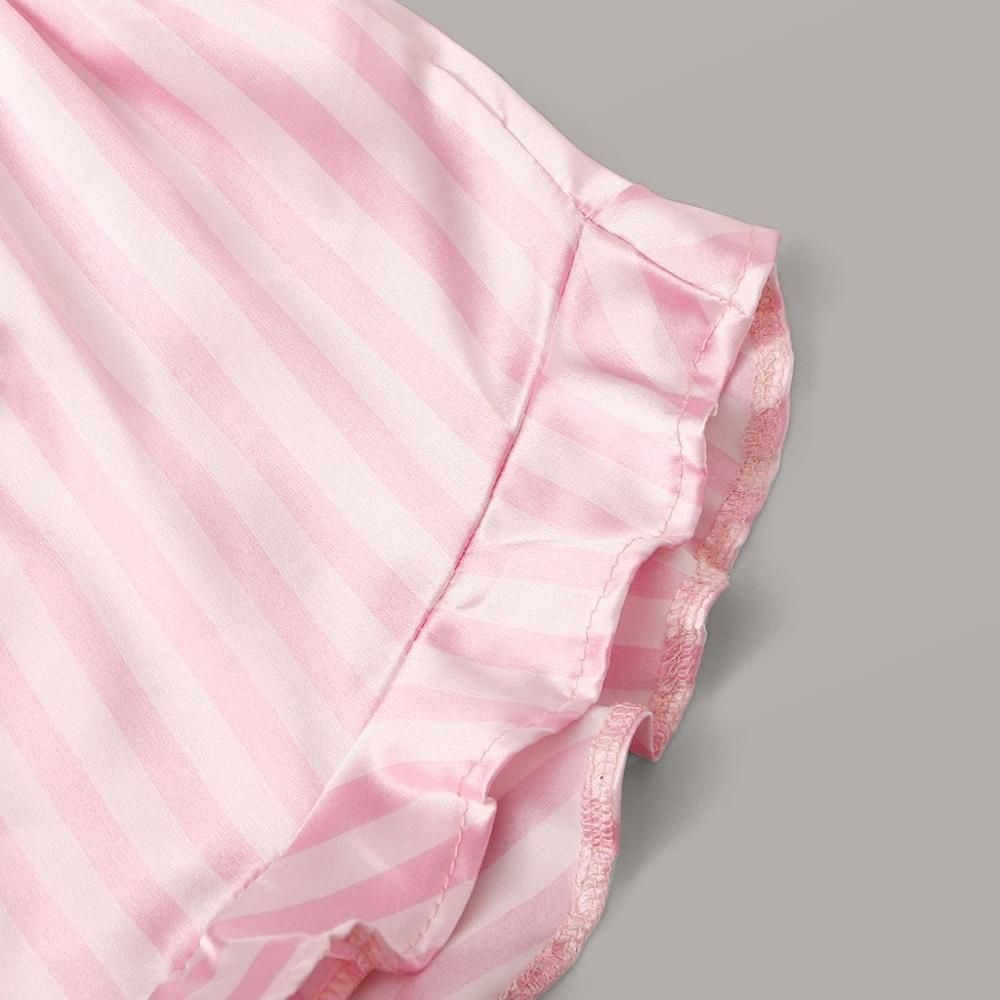 Women's Pajamas Women Pajamas Sexy Lace Silk Pyjamas Set