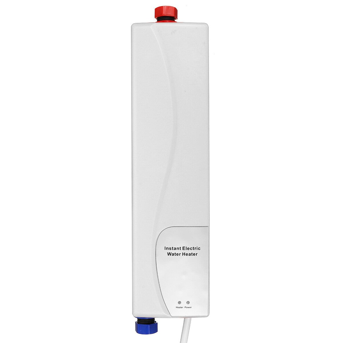 220V 3000W Electric Water Heater Instant Electric Indoor Shower Tankless Water Heater Kitchen Bathroom Bathroom Water Heating White