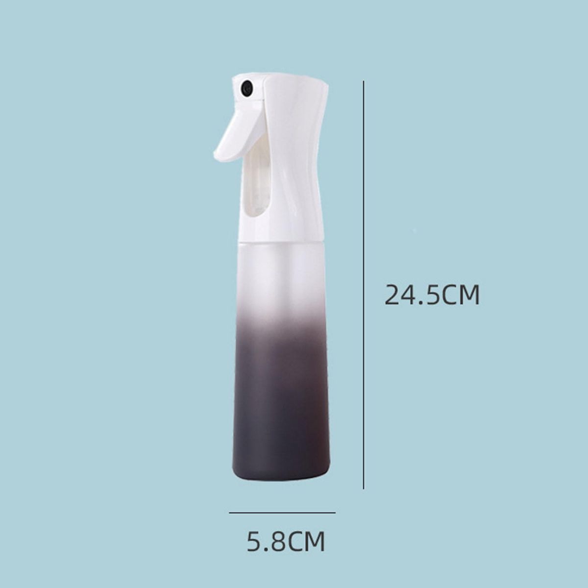 Gradient Color Hairdressing Spray Bottle 300ML Mist Atomizer Empty Refillable Water Sprayer Bottle Barber Hairdressing Tool