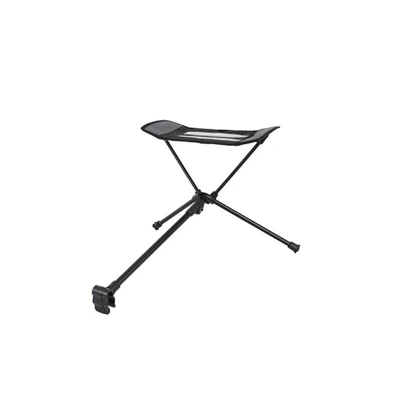 Portable Stool Collapsible Footstool For Camping Beach Chair Folding Fishing Outdoor BBQ Camping Chair Foot Recliner Foot Rest