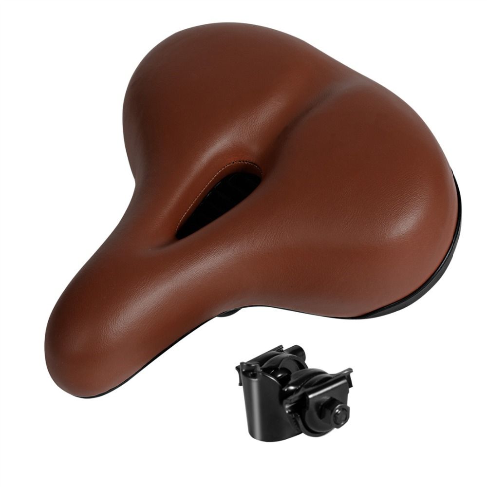 Wide Bike Seat Exercise Or Road Bikes Bicycle Saddle Replacement With Wide Cushion For Men & Women