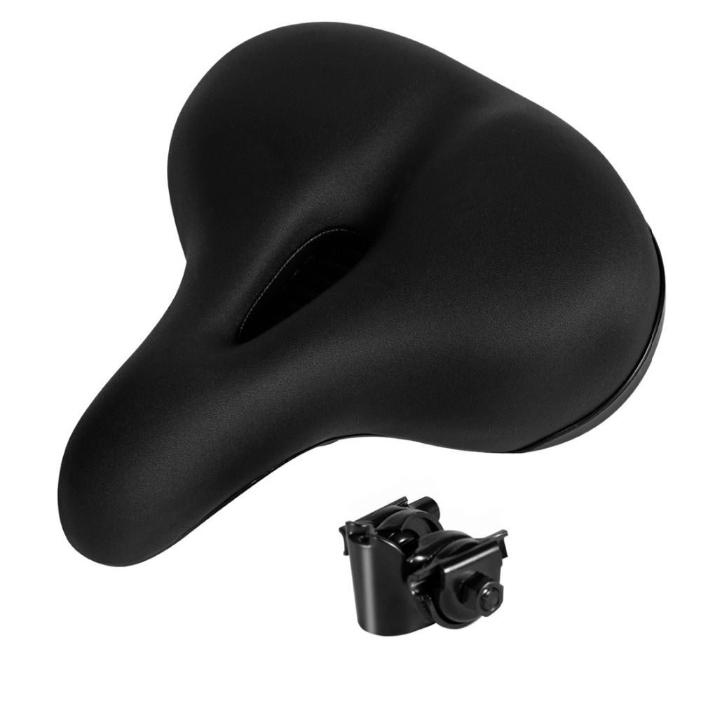 Wide Bike Seat Exercise Or Road Bikes Bicycle Saddle Replacement With Wide Cushion For Men & Women