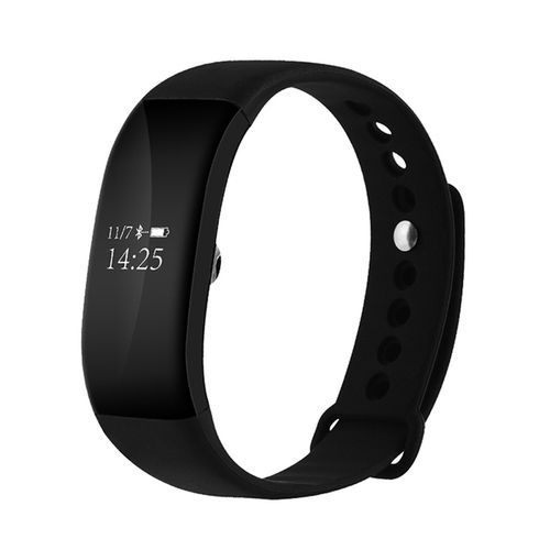 Ip67 Sport Gym Step Counter Heart Rate Monitor Wrist Black