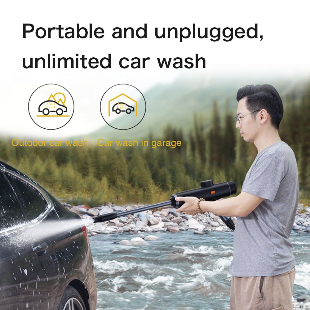 Baseus Wireless Electric Car Washing Machine Set (water Gun