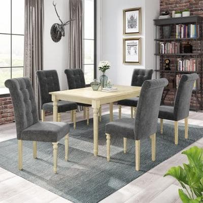 Elba 6 Seater Tufted Dinning