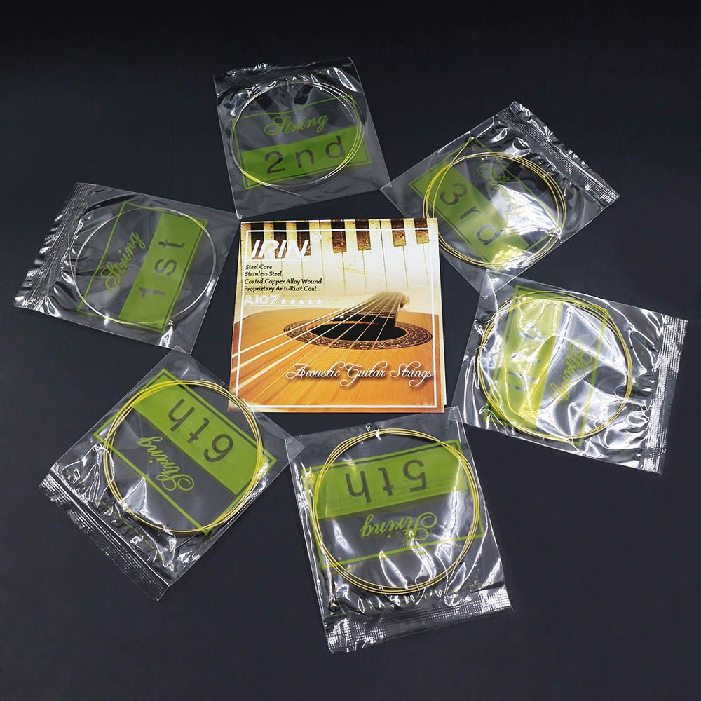 Acoustic Folk Guitar Strings Replacement Full Set