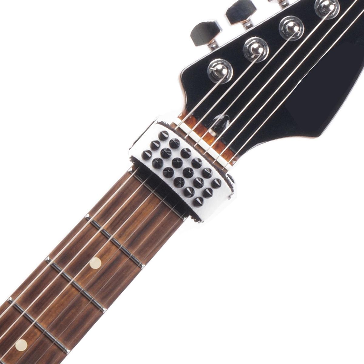 19cm Guitar String Mute Guitar/Bass Gear Fretboard Muting Wrap Punk Style String Dampener String Muter for 7-String Guitar Bass/ Electric/ Acoustic/ Acoustic Guitars