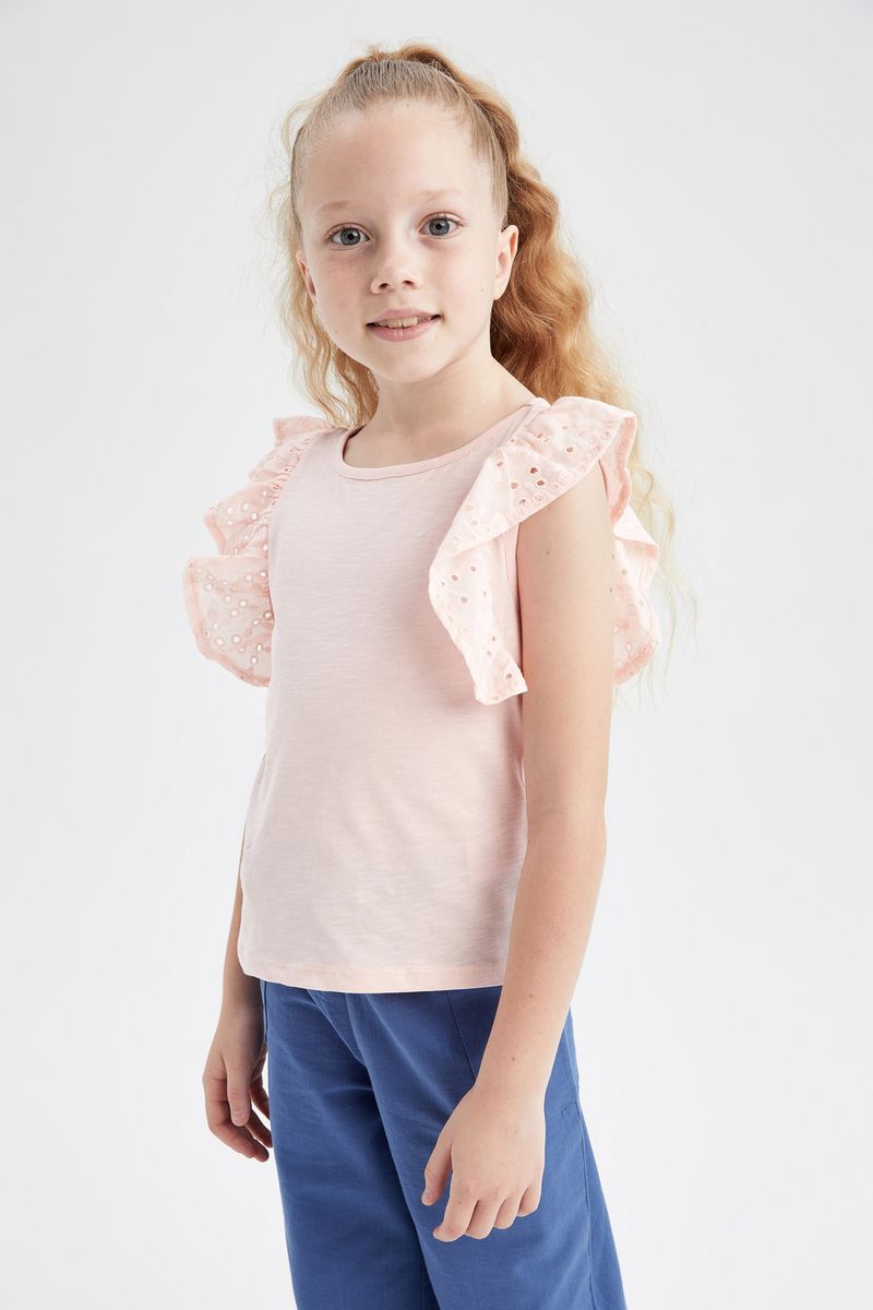 Girl Short Sleeve Body - Pink