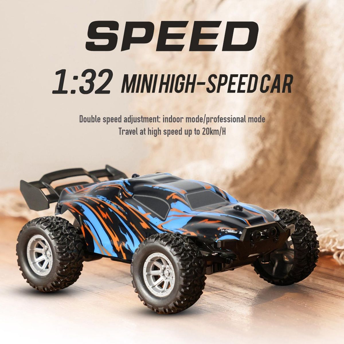 Mini RC Car  1:32 Remote Control Truck Buggy Crawler Powerful RC Car