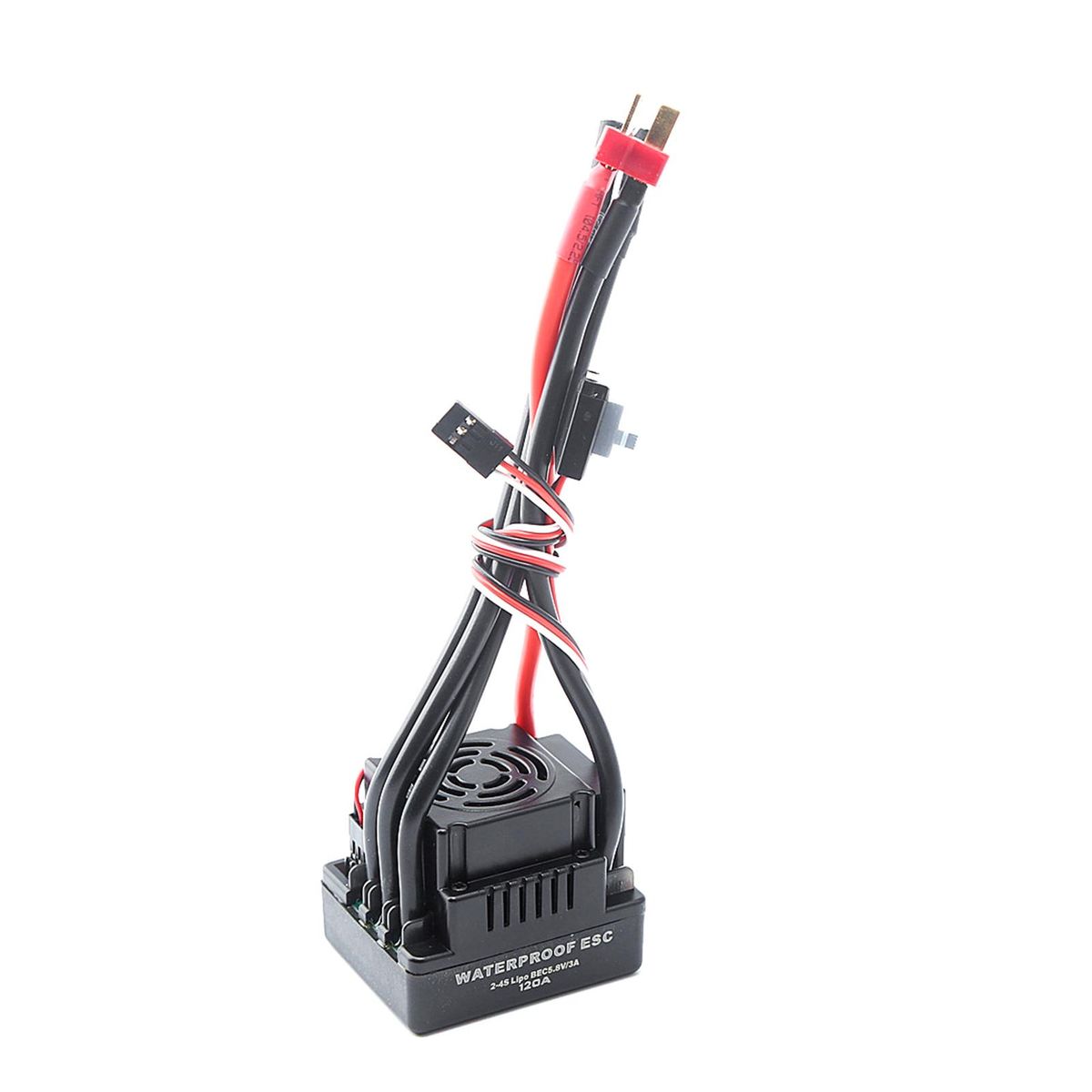 Waterproof 3670 2650KV Brushless Motor 120A Brushless ESC Programming Card Combo Set for 1/8 Remote Control Car Truck