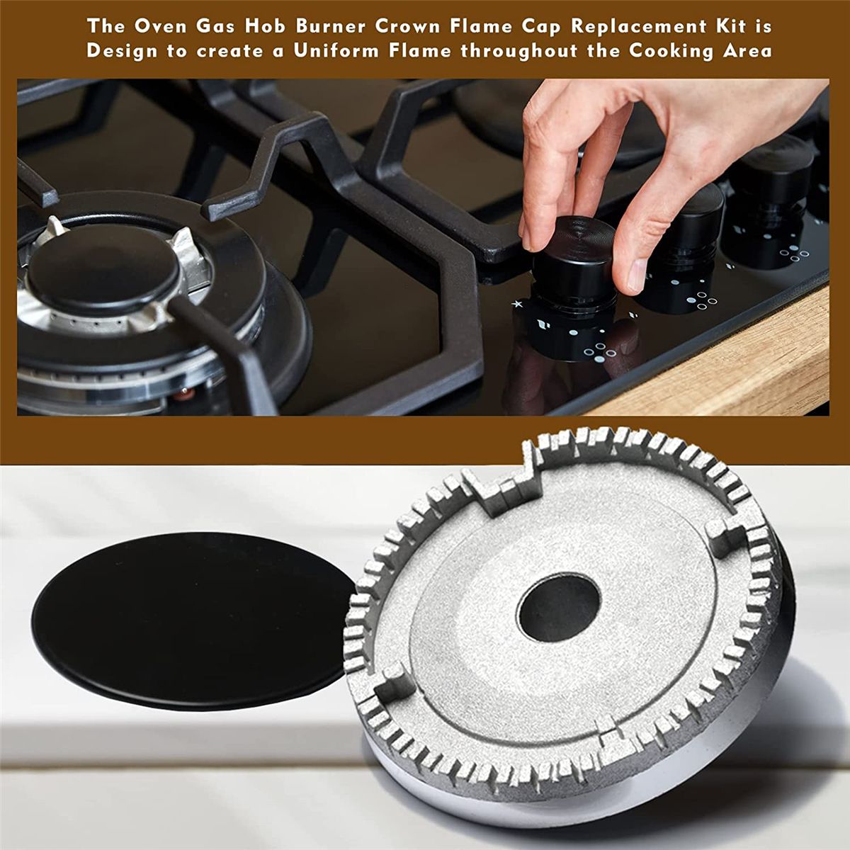 Cooker Hat Set Stove Lid Upgraded, Oven Gas Hob Burner