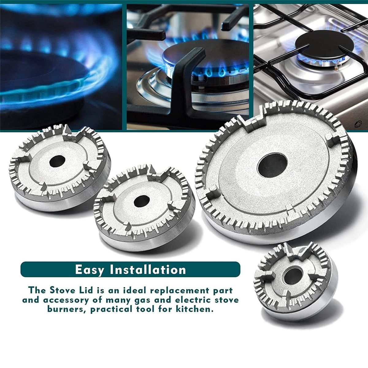Cooker Hat Set Stove Lid Upgraded, Oven Gas Hob Burner