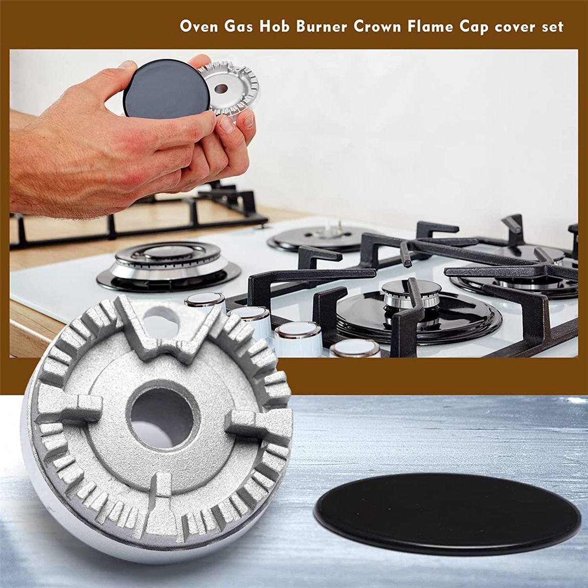 Cooker Hat Set Stove Lid Upgraded, Oven Gas Hob Burner
