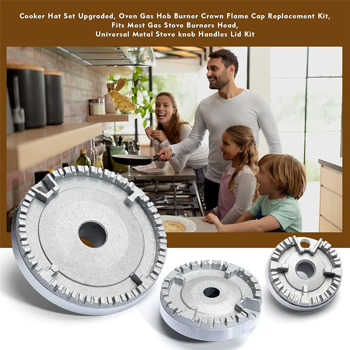 Cooker Hat Set Stove Lid Upgraded, Oven Gas Hob Burner