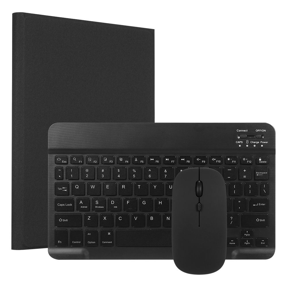 Detachable Backlit BT Keyboard Case+Mouse Pen Slot Heat