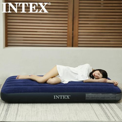 Outdoor Camping Inflatable Mattress + Free Air Pump.