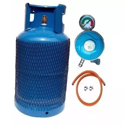 Gas Cylinder With Hose & Regulator -12.5kg -Blue