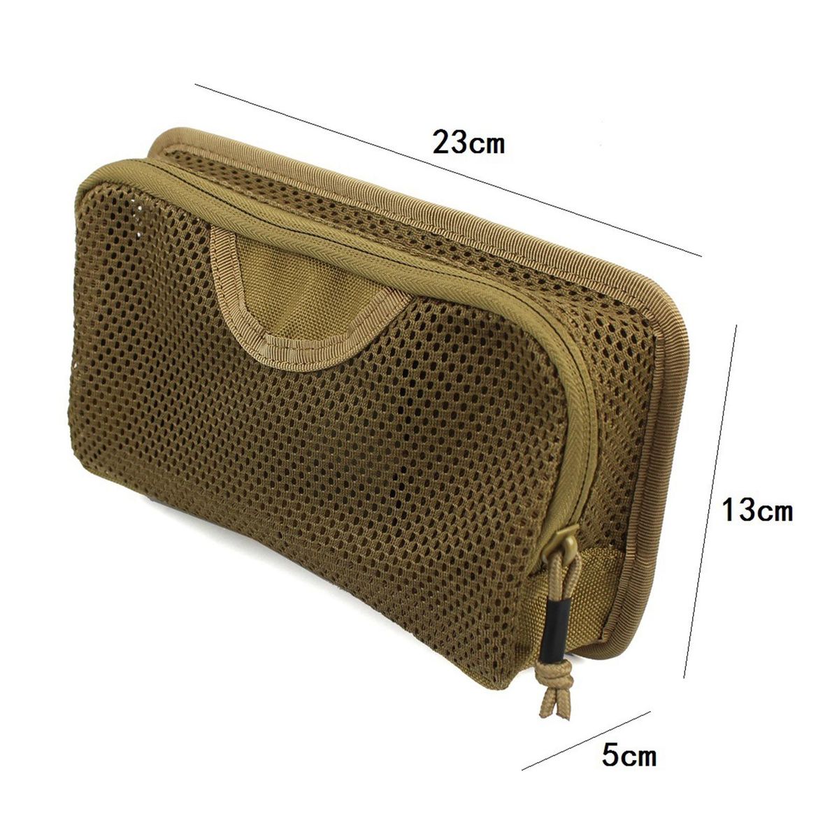 Pouch Outdoor Sports EDC Mesh Bag Khaki