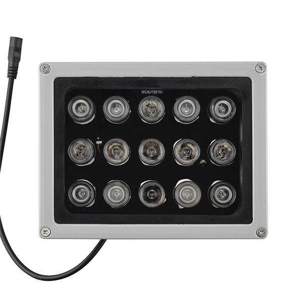 12V 15Pcs IR LEDs Array Illuminator Infrared Lamp IP65 850nm Waterproof Night Vision For CCTV Camera