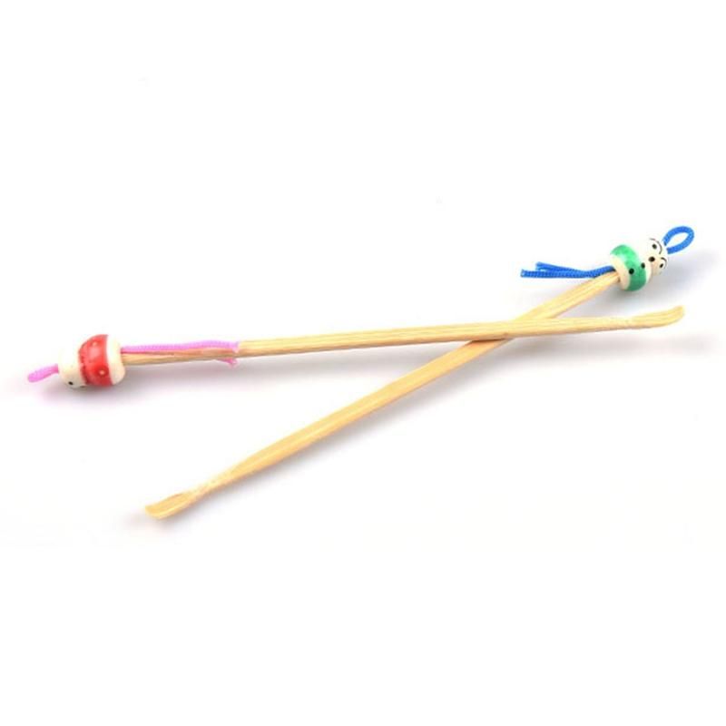 5/10Pcs Bamboo Cute Doll Earpicks Ear Wax Remover Cleaner