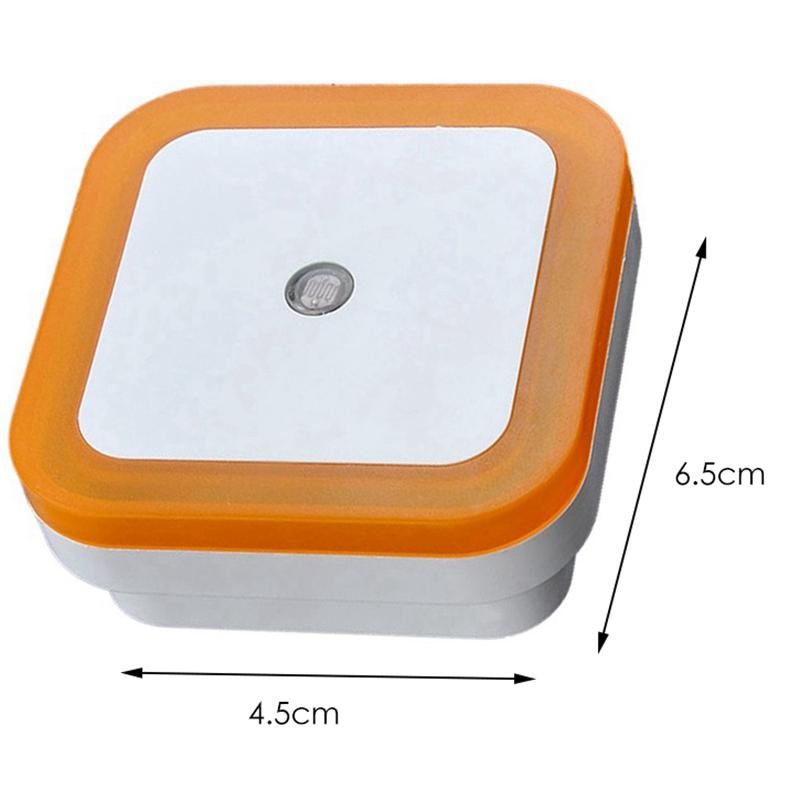 Mini LED Lights Smart Night Light Bedside Lamp Sensor for Children Kids Adult Living Room BedroomYellow US Plug