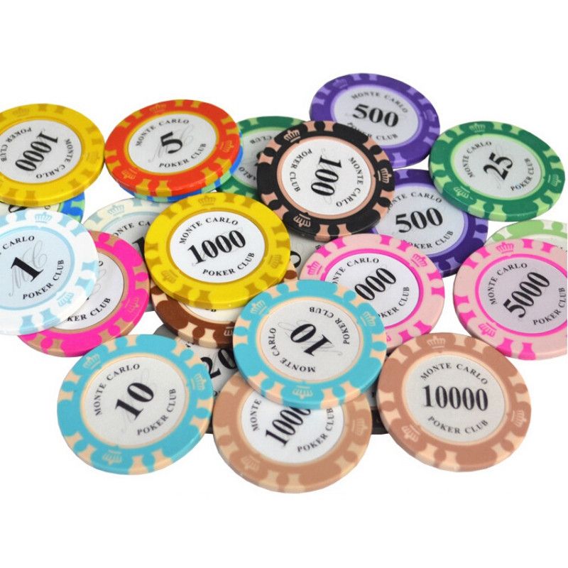 25pcs / Set Crown Texas Hold'em Clay Outer Layer B