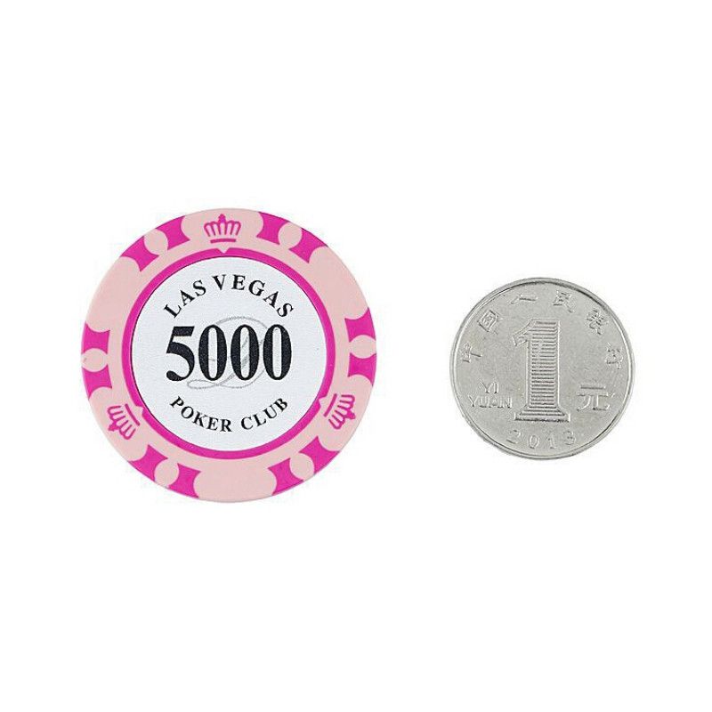 25pcs / Set Crown Texas Hold'em Clay Outer Layer B
