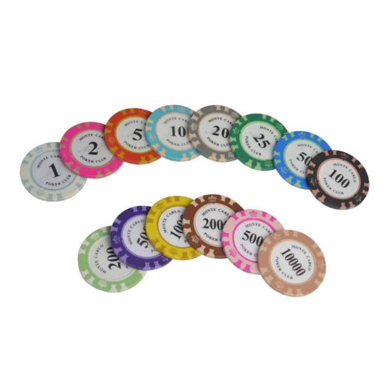 25pcs / Set Crown Texas Hold'em Clay Outer Layer B