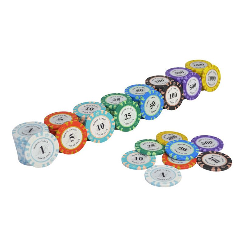 25pcs / Set Crown Texas Hold'em Clay Outer Layer B