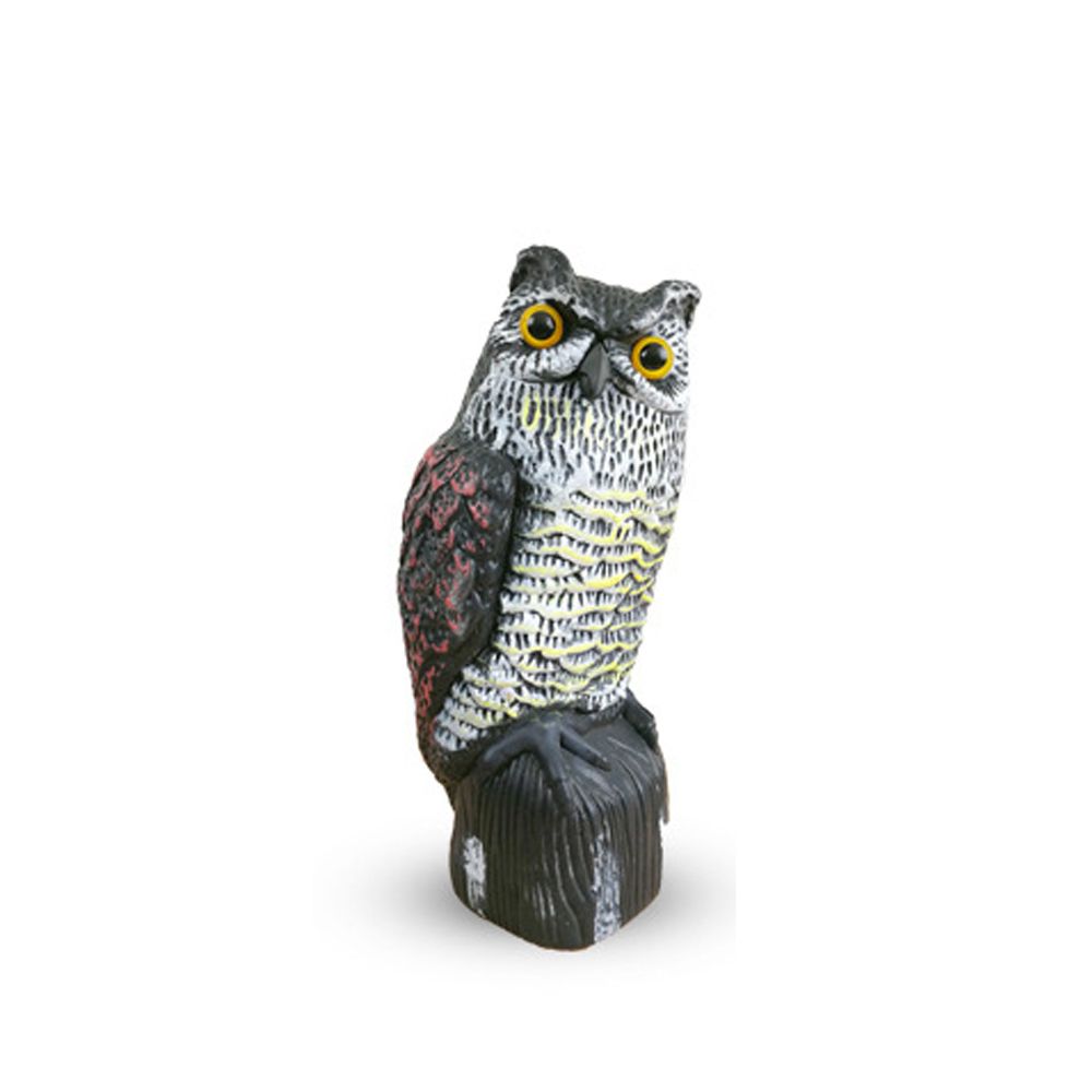 Fake Owl Ornamental Hunting Decoy Protector Garden Field