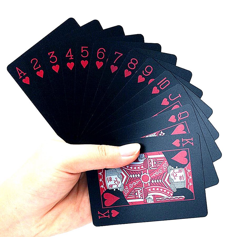 Quality Waterproof PVC Plastic Playing Cards Set 54pcs Deck Classic Magic Tricks Tool