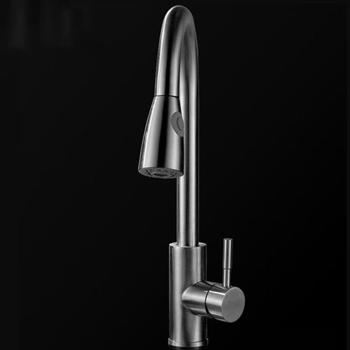 304 Stainless Steel Brushed Pull Out Mixer