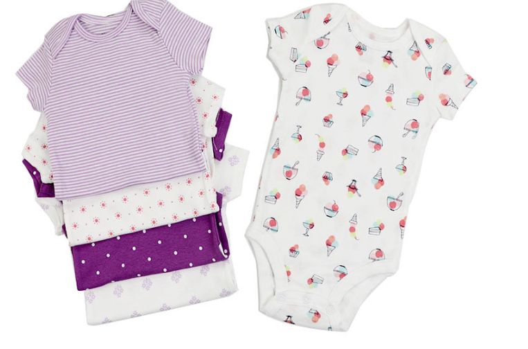 5 In 1 Baby Short Sleeve Bodysuit