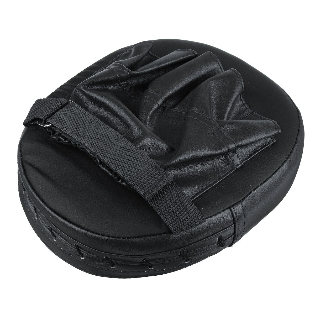 Comfortable Thai Kick Shield Boxing Mitt Focus Target Punch Pad Glove Punching Karate Training PU Foam Black