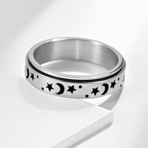 Rotating Ring Jewelry Gift Lucky Worry Ring For Anxiety