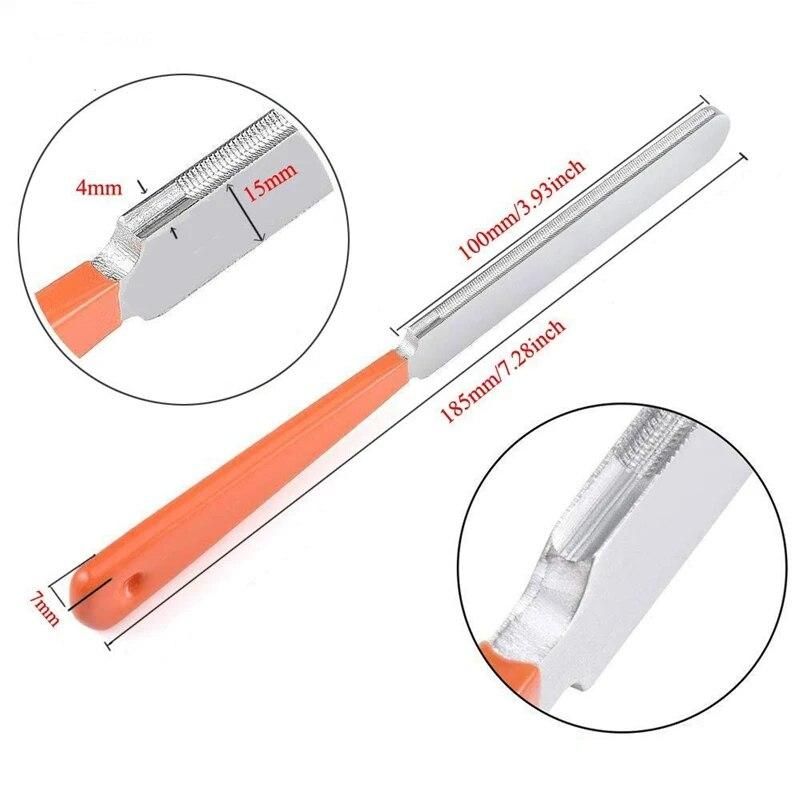 XSXS--Guitar Luthier Tool Kit Include Fret Rubber Hammer, Guitar Fret Crowning File, Fret Rocker Leveling, 2 Pcs Fingerboard Gua