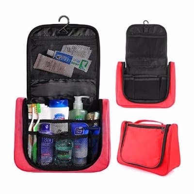 Make Up & Toilet Wash Bag - Red