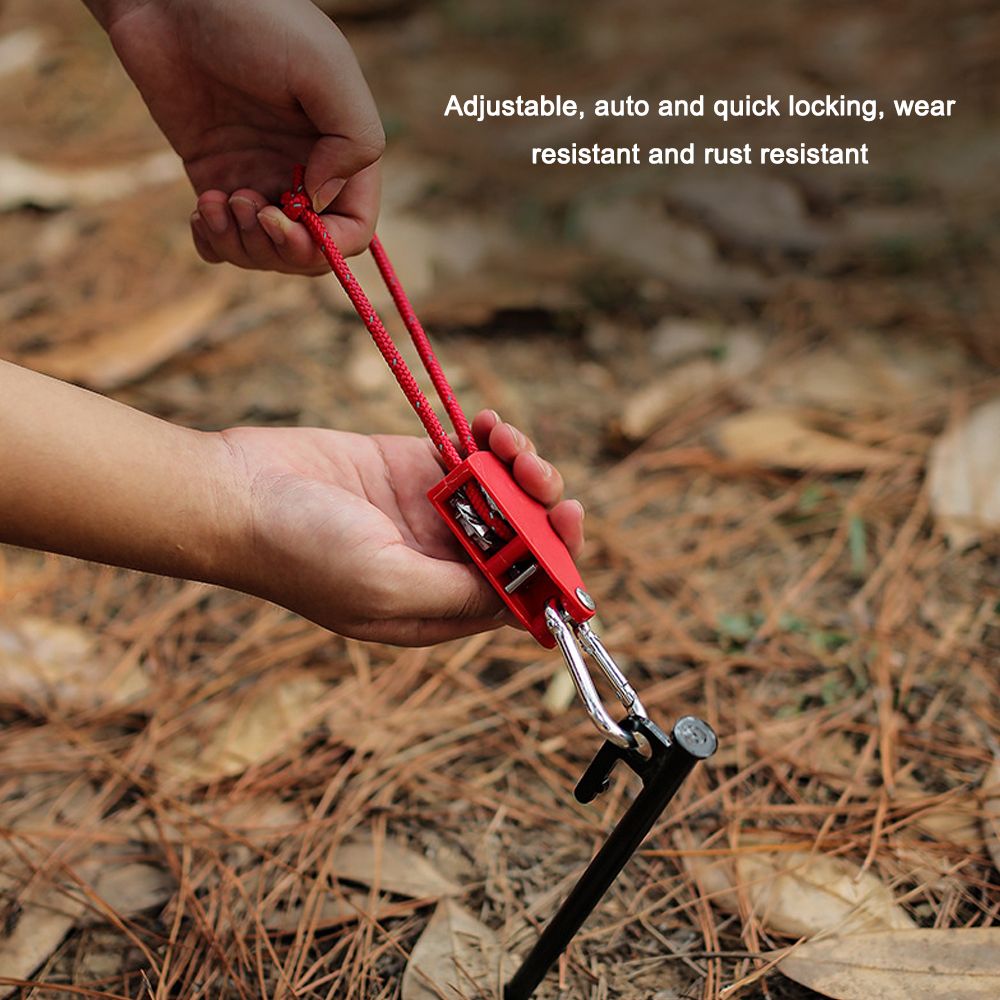Outdoor Camping Thicken Pulley Rope Adjustable Tent Canopy-S