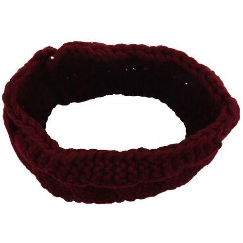 Wine Red Spring Winter Ear Warmer Headband For Women