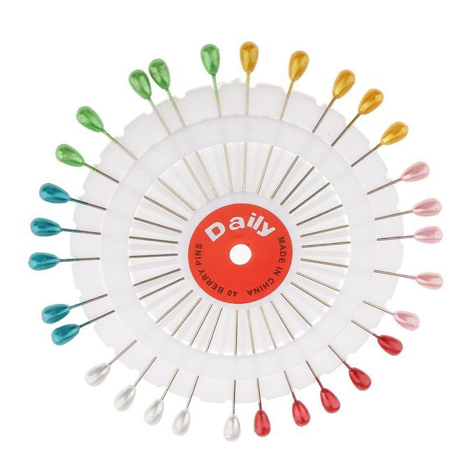 30pcs Multicolor Hijab Scarf Pins Safety Pins Tailor Sewing Pins Water