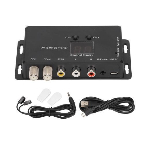 TV Link Modulator Adjustable Support PAL NTSC AV To RF