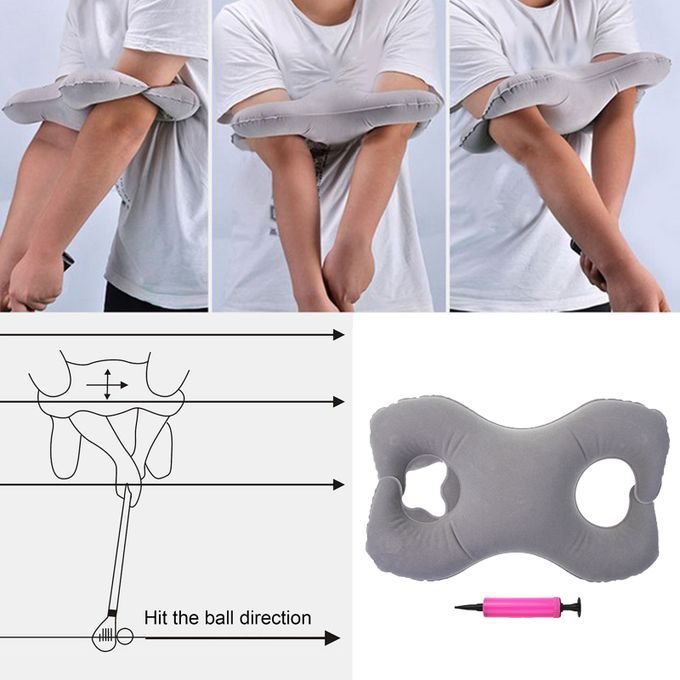 Golf Swing Muscle Memory Training  Practice Corrector Arm Gray